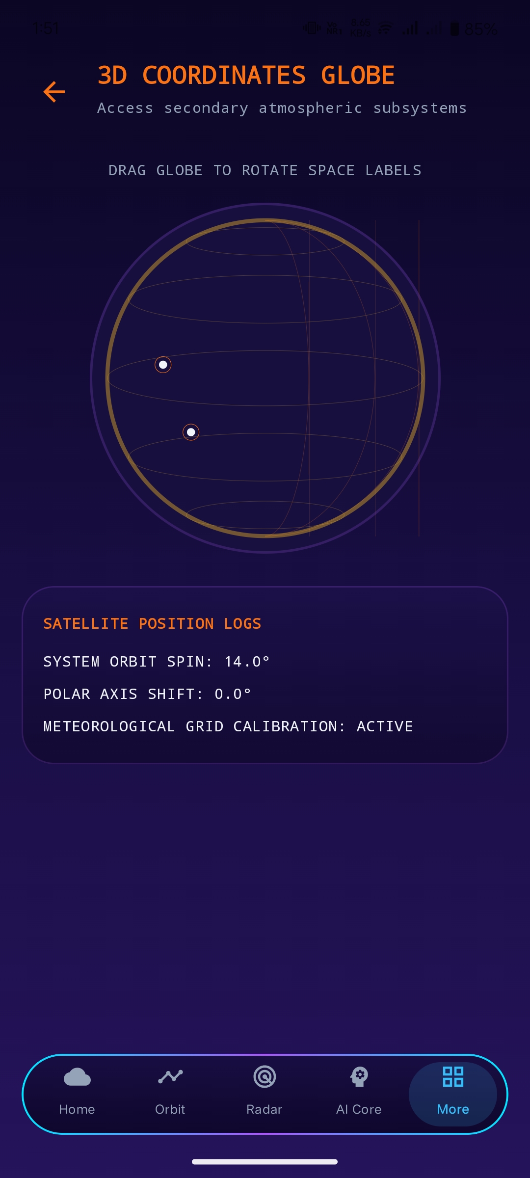 Screenshot 11 of Weather OS project